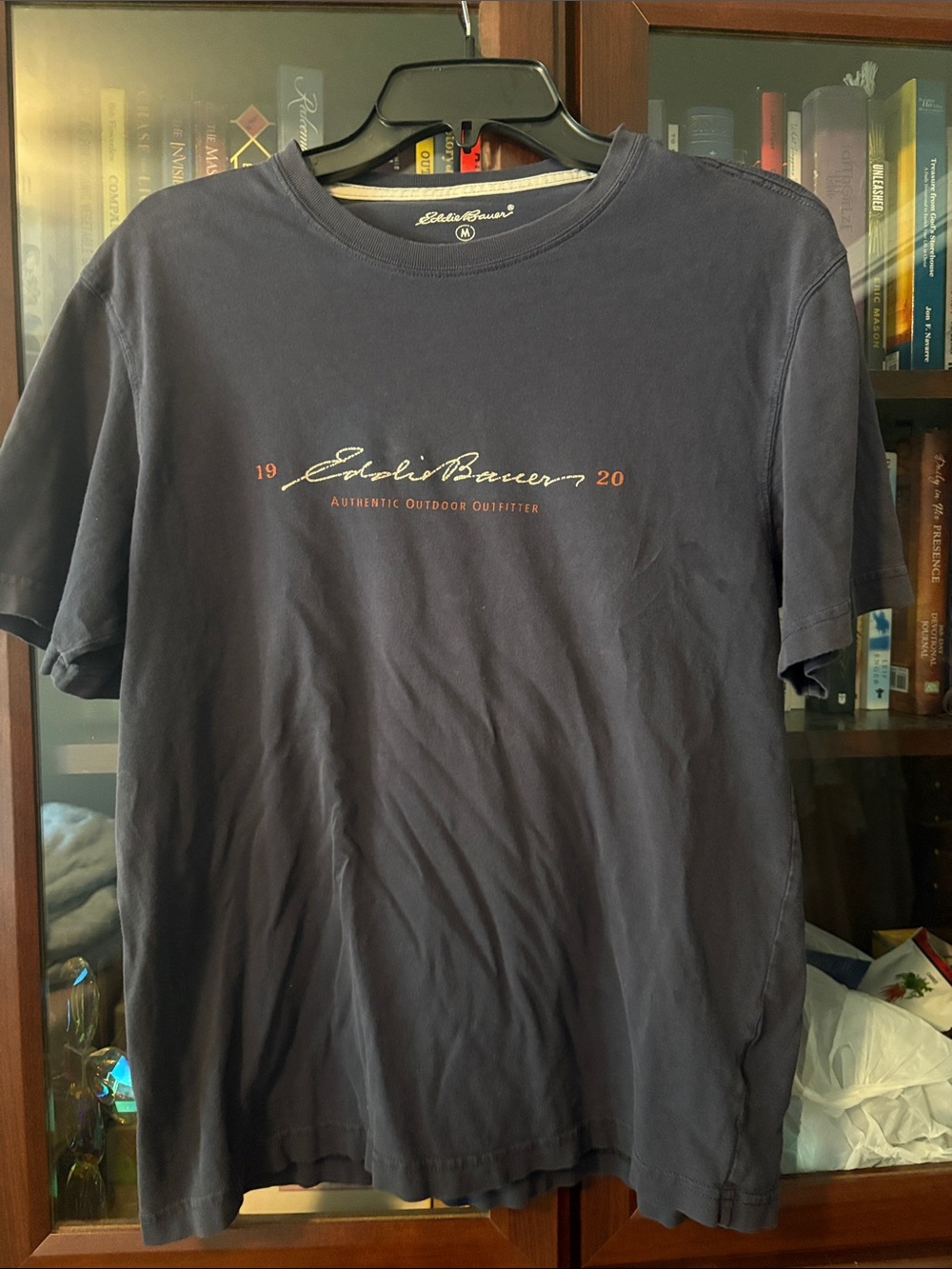 Eddie Bauer Navy Short-Sleeve Tee